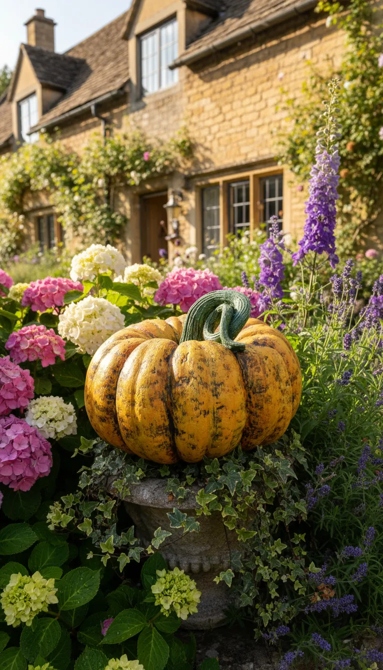 Harvest Pumpkin Sculpture